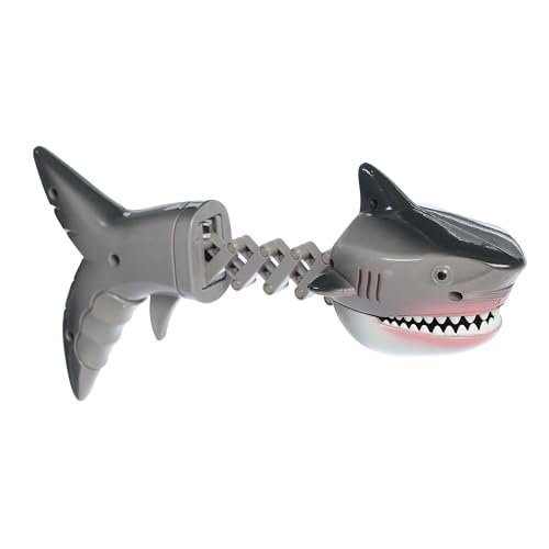 Aurora® Toys Engaging Shark Grabber Toy - Endless Fun - Screen-Free Entertainment - Grey 8 Inches