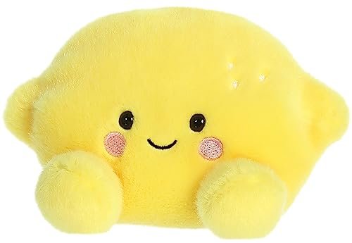 Aurora® Adorable Palm Pals™ Yuzu Lemon™ Stuffed Animal - Pocket-Sized Play - Collectable Fun - Yellow 5 Inches