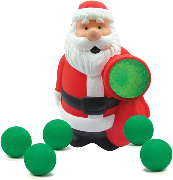 Santa Claus Popper Squeezable Shooter Holiday Fun Toy Stocking Stuffer