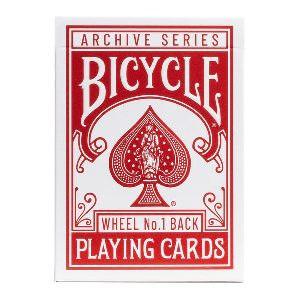Bicycle Archive Series Wheel No.1 Back 1887 Playing Cards, Poker Size Standard Index