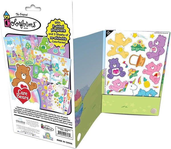 Colorforms Travel Play Set - Care Bears - The Classic Picture Toy That Sticks Like Magic - for Ages 3+
