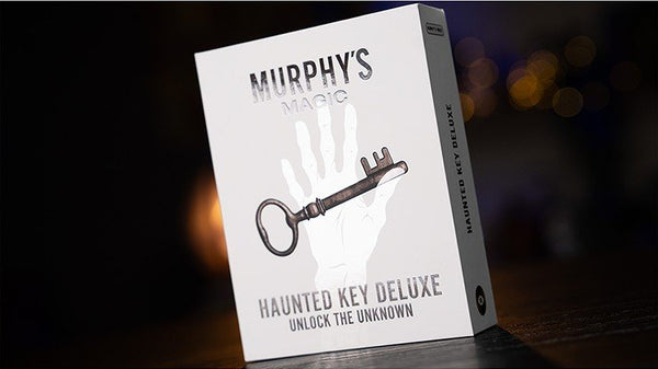 Murphy's Magic Haunted Key Deluxe - Antique-Look Haunted Skeleton Key Magic Trick Prop with Tutorial Video, Pocket Sized Close-Up Mentalism & Halloween Effect