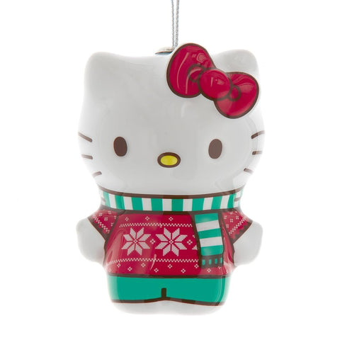 Kurt S. Adler 3.23 Inch Hello Kitty Decoupage Holiday Christmas Ornament