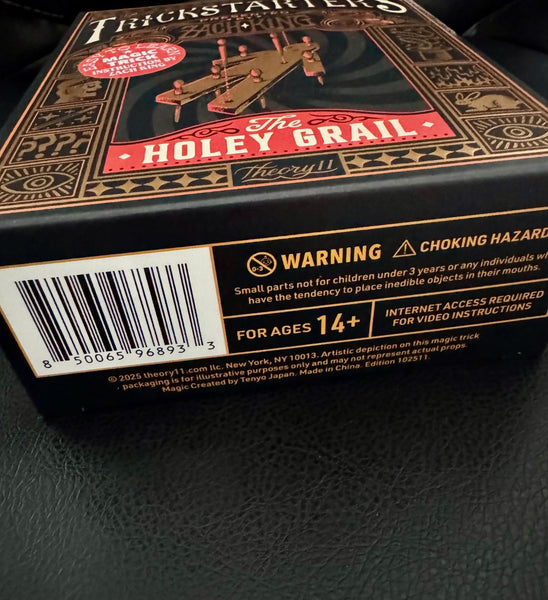 theory11 Trickstarters The Holey Grail Magic Trick - Presented by Zach King - Swords Penetrate Solid Figurine - Beginner & Pro Magic Trick - Perform in Person or Online - Easy to Learn, Ages 14+