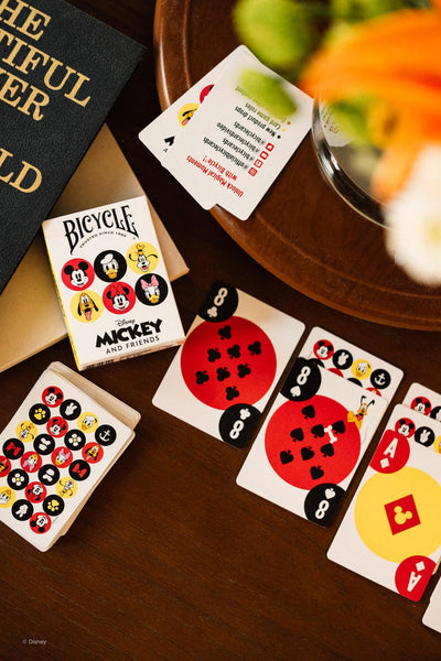 Bicycle Disney Mickey and Friends Playing Cards, Poler Size Standard Index