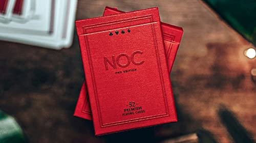 NOC Pro 2021 (Burgundy Red) Playing Cards