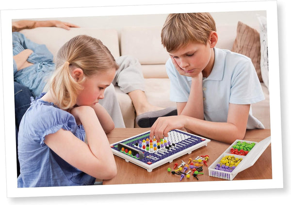 Quercetti Secret Code Strategy Game – Kids Logic & Coding Board Game, Develops Deductive Reasoning, Problem Solving & Critical Thinking, 2-Player Ages 7+