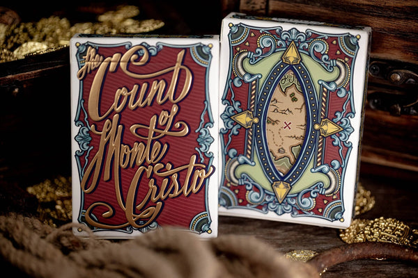 Kings Wild Project The Count of Monte Cristo Luxury Playing Cards – Standard Edition, Poker Size, Custom Index, Collectible Novel-Inspired Deck