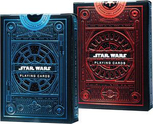 theory11 Star Wars Premium Playing Cards 2 Deck Set | Light Side Blue Deck | Dark Side Red Deck | Skywalker Saga Choose a Side