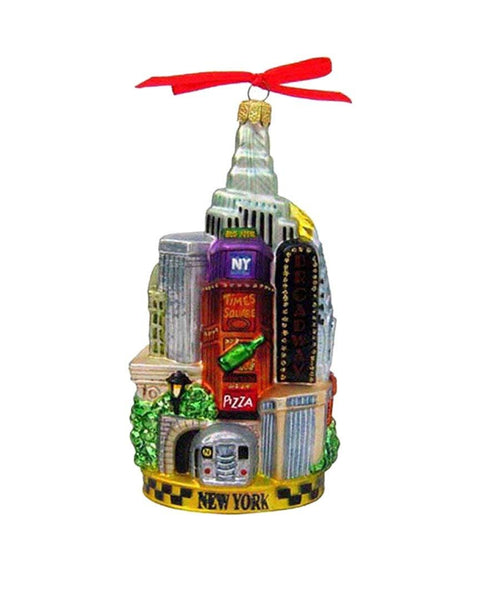 Noble Gems New York City Glass Cityscape Christmas Ornament C4055 Decoration New