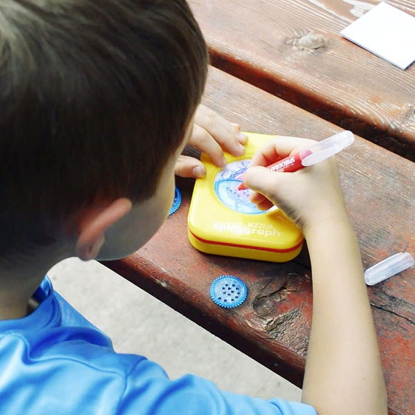 Spirograph Travel — The Classic Way to Make Countless Amazing Designs — Travel Art Activity On The Go! — for Ages 5+