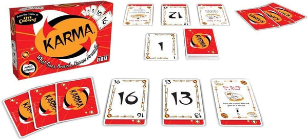 Set Enterprises Karma Card Game – Fast-Paced Strategy & Family Card Game for Kids, Teens & Adults, 2–6 Players, Ages 8+