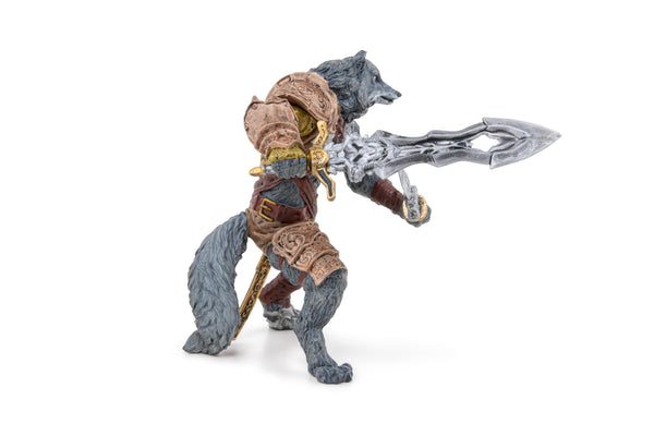 Papo - Mutant Wolf Figurine - Hand-Painted Dark Fantasy Creature for Kids Age 3+ - 11.2 x 7.8 x 9.5 cm - Durable Monster Figure - Medieval Fantasy Collection - 36029