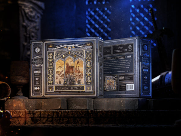 theory11 Game of Thrones Jigsaw Puzzle - Conquer the Seven Kingdoms - Officially Licensed 1,000 Piece Intermediate Puzzle for Ages 14+