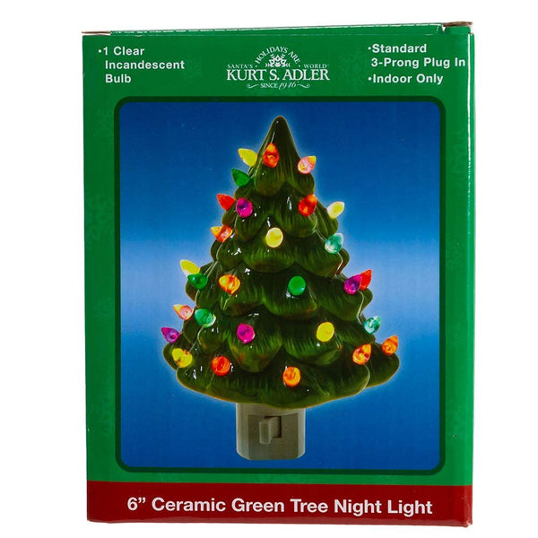 Kurt S. Adler UL0482 Night Light, Green