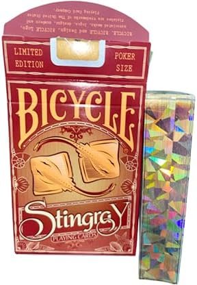 Gilded Bicycle Stingray (Orange) Playing Cards
