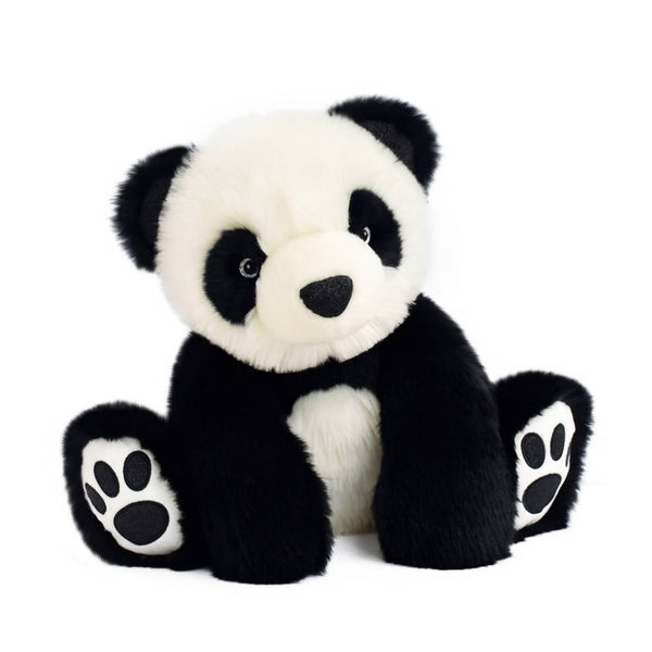 Histoire D’ours Classic Panda Plush Stuffed Animal – Soft Black & White Panda Bear – Premium French-Designed Kids Toy & Gift – Machine Washable, 13.8″ HO2868