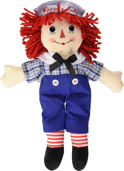 Bundle of 2 Aurora Dolls - Large 16'' Classic Raggedy Ann and Raggedy Andy