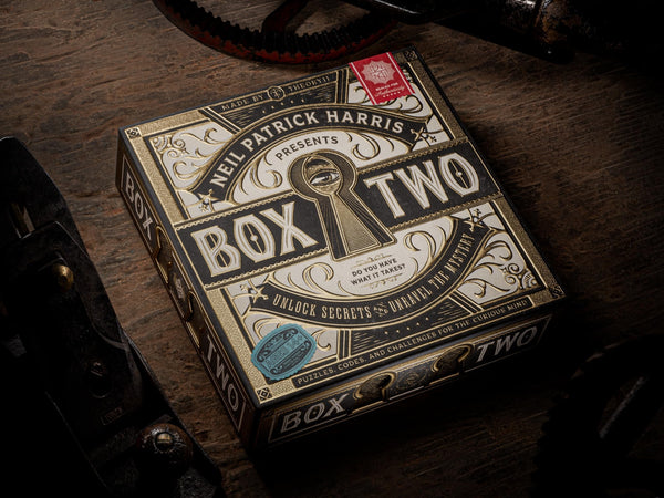 theory11 Box TWO by Neil Patrick Harris - A Thrilling New Adventure in the Best-Selling Series - Filled with Puzzles, Riddles, Secrets and Surprises - 1 Player Ages 14+