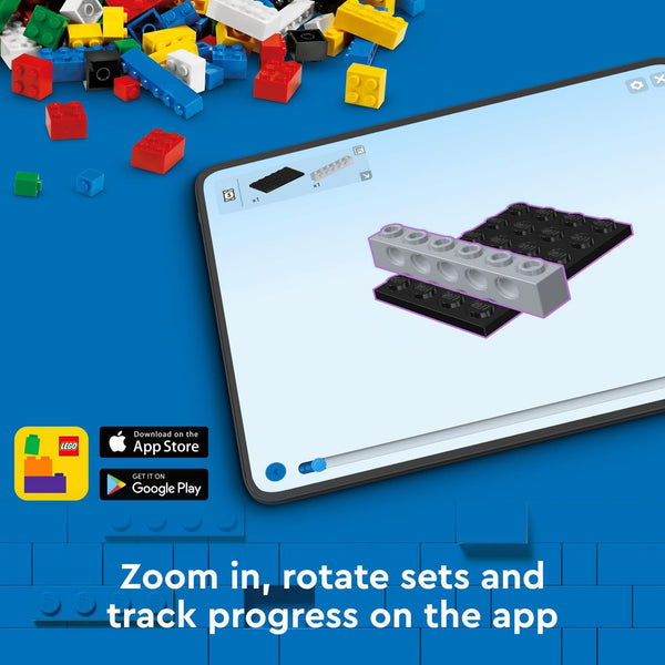 LEGO City Race Car and Car Carrier Truck Toy Playset, Vehicle Transporter with Adjustable Loading Ramp and Race Toy, Racer and Driver Minifigures, Fun Gift for Kids Ages 6 and Up, 60406