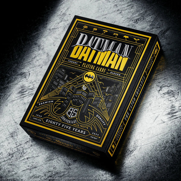 theory11 Batman 85th Anniversary Premium Playing Cards, Poker Size Standard Index