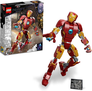 LEGO Marvel Iron Man Figure 76206 Collectible Buildable Toy, Kids Bedroom Display Model from Avengers: Age of Ultron, Infinity Saga Set