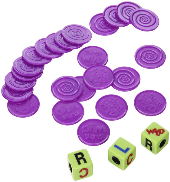 LCR Wild Dice Game - Left Center Right, Wild and Unpredictable Play, 3+ Players Ages 8+