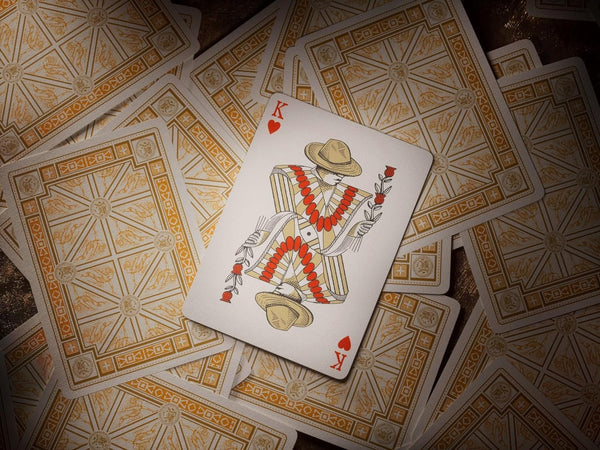 theory11 Sembras Premium Playing Cards, Gold Foil, Artist‑Designed, Poker Size Standard Index, 1 Deck