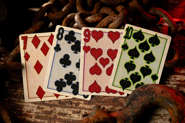 Kings Wild Project Overbite Black Luxury Playing Cards, Standard Edition, Poker Size Custom Index Deck, Monster-Themed Collectible Cards