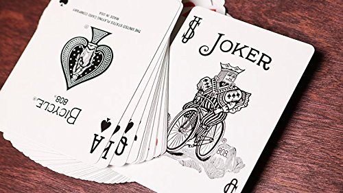 Bicycle Rider Back Orange Playing Cards, Poker Size Standard Index, Classic Deck of Cards for Poker, Blackjack, Family Game Night, Card Games & Magic Tricks