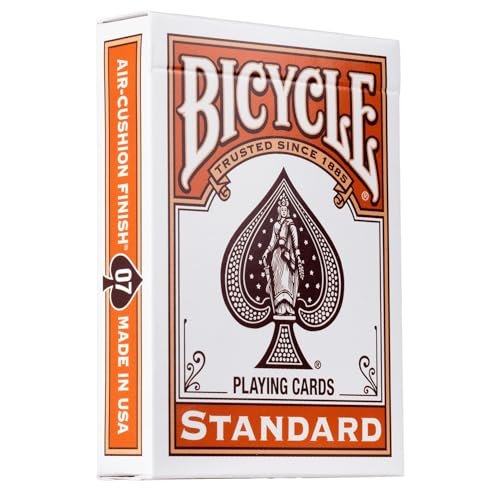 Bicycle Color Series #7 Pumpkin Orange Playing Cards, Poker Size Standard Index