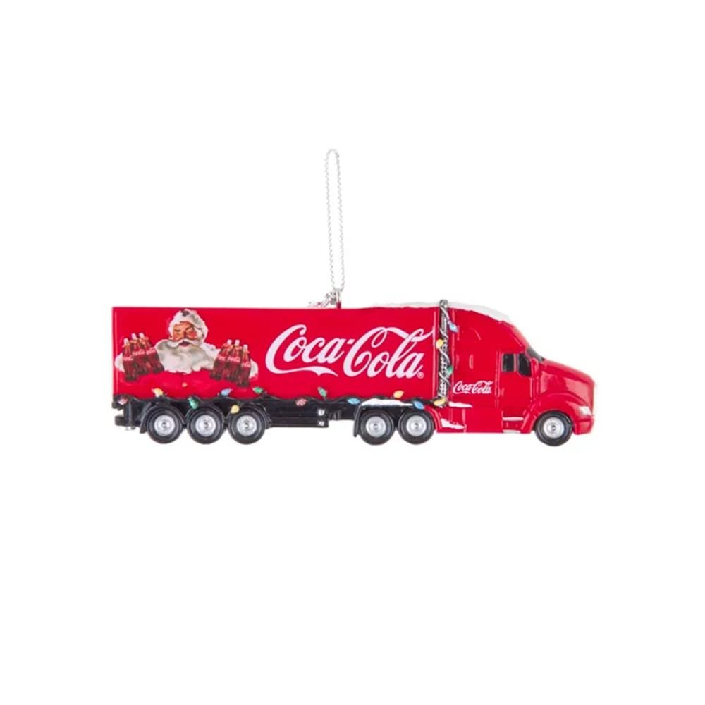 Kurt S. Adler Coca-Cola Semi Truck Christmas Ornament CC2204