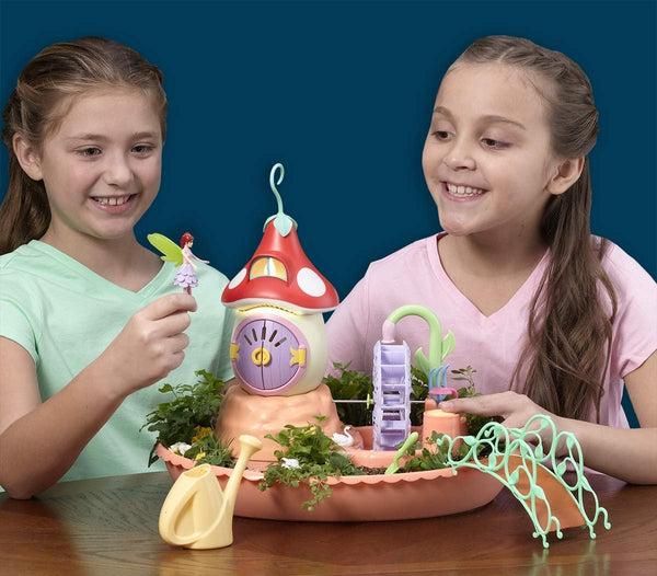 My Fairy Garden - Light Garden - Grow Your Own Garden and Play Indoors Outdoors with This Magical Mushroom House and Fairy Unicorn Playset - for Kids Ages 4 and Up
