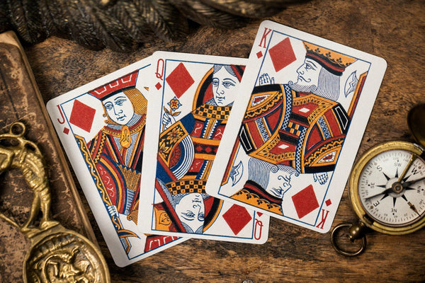 Kings Wild Project Atlantis Luxury Playing Cards - Standard Edition, Poker Size Custom Index, Collectible Deck