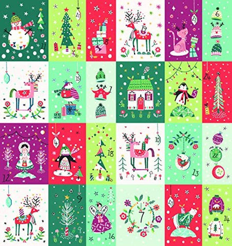 Babalu Holiday Countdown Advent Calendar with Glitter