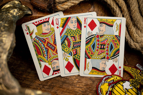 Kings Wild Project Marines Playing Cards – Standard Edition, Poker Size, Custom Index, Collectible Card Deck