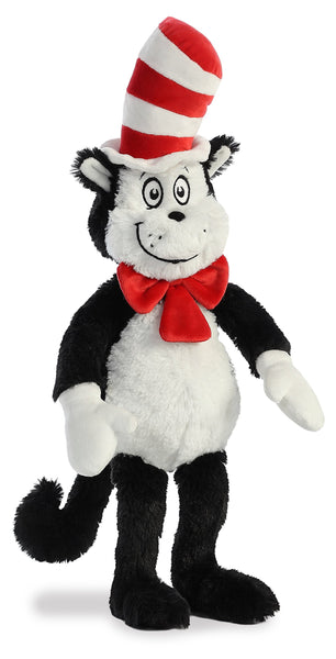Aurora® Whimsical Dr. Seuss™ Cat in The Hat Stuffed Animal - Officially Licensed Plush for Imaginative Play - Perfect for Kids and Adults - Multicolor 18 Inches