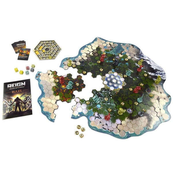 PlayMonster - Reign - The Final Battle Royale - Who Will be Left Standing? - Strategy Board Game, 2-4 Players Ages 8+