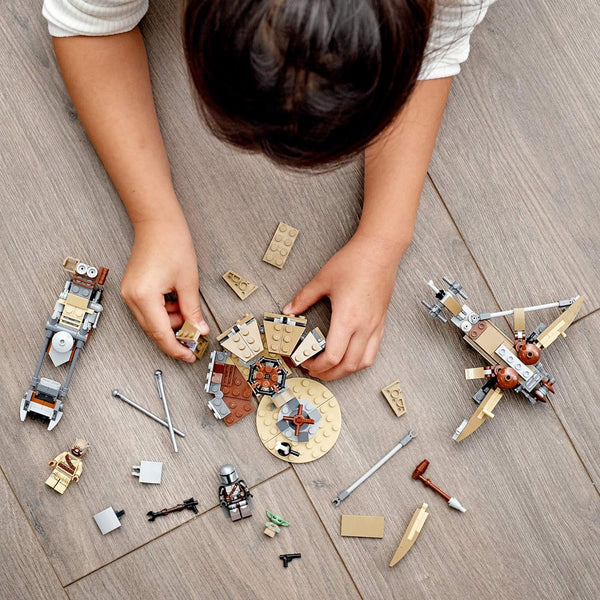 LEGO Star Wars: The Mandalorian Trouble on Tatooine 75299 Awesome Toy Building Kit for Kids Featuring The Child, New 2021 (277 Pieces)