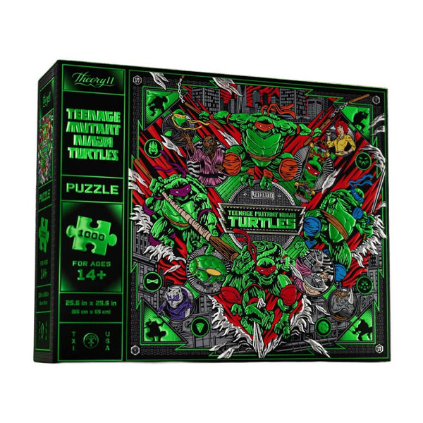 theory11 Teenage Mutant Ninja Turtles 1000 Piece Jigsaw Puzzle for Adults & Teens