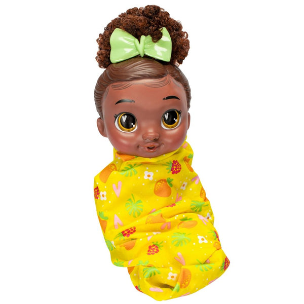 Baby Alive Shampoo Snuggle Berry Boo Black Hair 11 Inch Water Baby Doll Playset, Toys for Girls & Boys 3 Year Old & Up