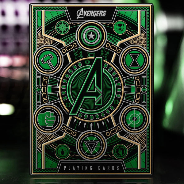 theory11 Avengers Red Edition Premium Playing Cards - Marvel Studios' The Infinity Saga Deck