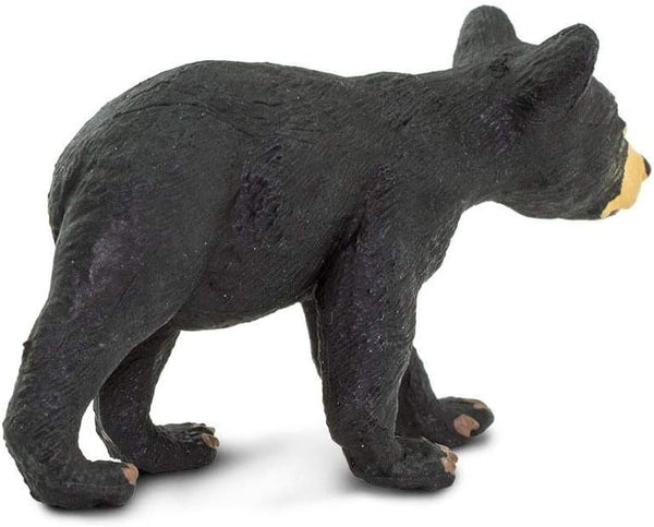 Safari Ltd. Black Bear Cub Figurine - Detailed 3" Plastic Model Figure - Fun Educational Play Toy for Boys, Girls & Kids Ages 1+