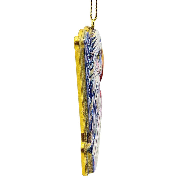 Kurt S. Adler 1776-2026 America 250th Anniversary 3-D Eagle Head With Flag Christmas Ornament
