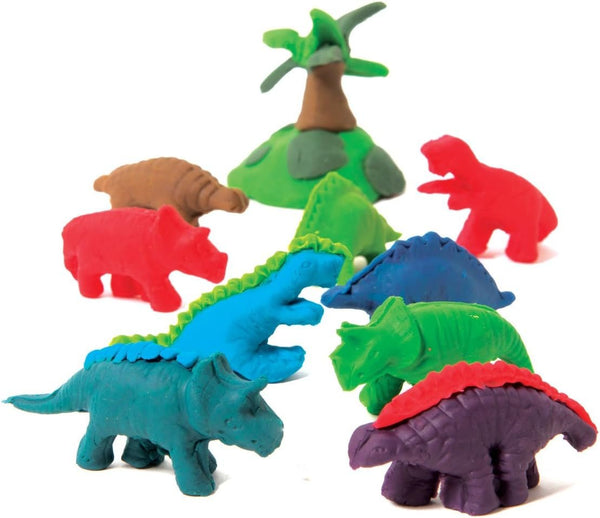 Dinosaur Land Dough Kit - Scented Modeling Dough Craft Kit w/Molds & Tools, Non-Toxic, Blueberry, Strawberry, Lime, Orange, Kids Age 3+