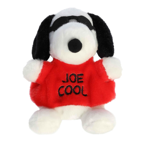 Aurora® Timeless Peanuts® Palm Pals™ Joe Cool Stuffed Animal - Classic Characters - Lasting Memories - White 5 Inches