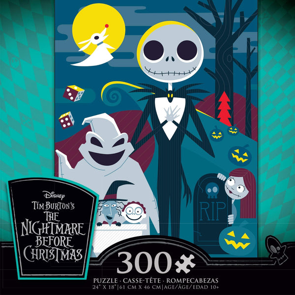 Ceaco - Disney - Tim Burton's The Nightmare Before Christmas - Cartoon - Jigsaw Puzzle - 300 Pieces