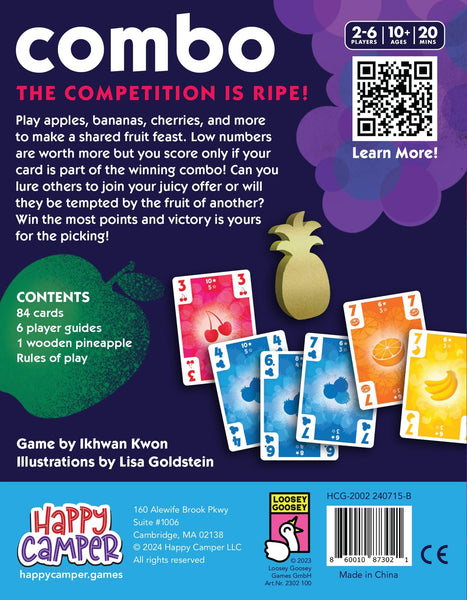 Happy Camper Combo Game - A Most Tempting Card Game | Quick to Learn, Easy to Teach | Super Portable | Perfect for Family Game Night | 2-6 Players Ages 10+