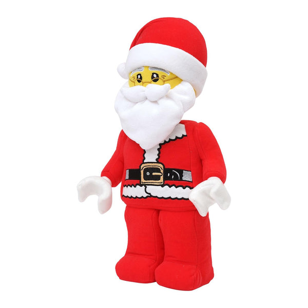 Lego Minifigure Santa Claus 12" Plush Character – Soft Holiday Collectible Toy, Red White Christmas Minifig Plush, Kids & Adult Gift