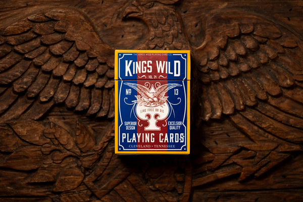 Kings Wild Project Table Players Vol. 34 Playing Cards - Standard Edition, Poker Size, Custom Index, Collectible Deck